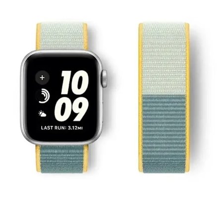 Nylon Loop Armband för Apple Watch band 44mm 40mm 45mm 41mm 46 42mm 49mm 44 45 mm armband iWatch serie 10 9 SE 7 6 5 4 Ultra 2