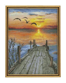 Diamond painting Sonnenuntergang