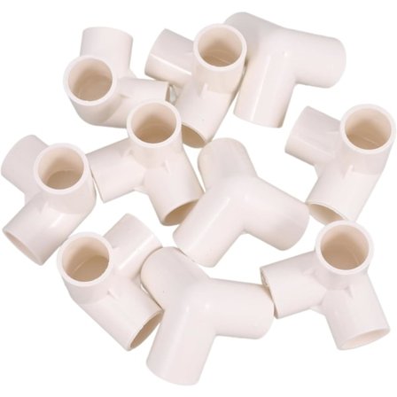 Stk. PVC Rør Adaptere Rørleggerbeslag Vannkobling Rørkobling Enkel å Installere Lekkasjesikker