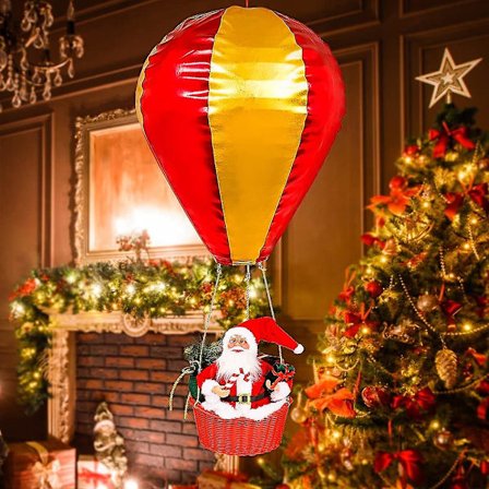 Julemandens Luftballon Dekoration