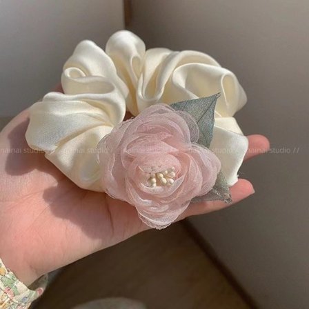 Scrunchies Hårklær ROSA