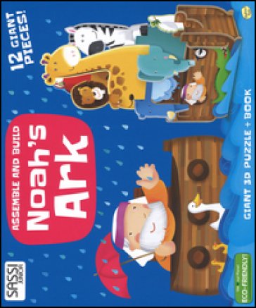 Noah's ark. Assemble and build. Libro puzzle. Ediz. illustrata Mathew Neil
