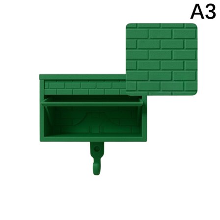 Bilgarasje Nøkkelholder Med Åpningsdør Vegghengt Nøkkelholder