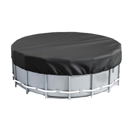 Fyrkantigt svart Oxford-tyg utomhuspoolskydd