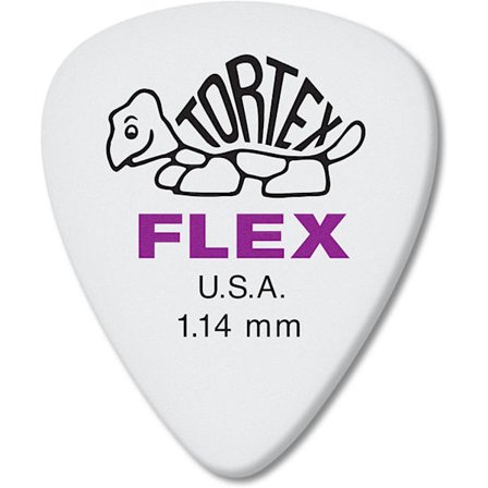 Standard 1,14 mm Purple Guitar Pick-12-pack