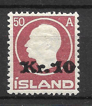 Island 1929 - AFA 119 - Ubrugt