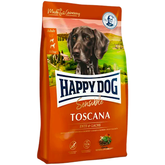 Happy Dog - Sensible Toscana Duck & Salmon 11 kg - Hund - Hundefôr & hundemat - Tørrfôr for hund - ZOO.no