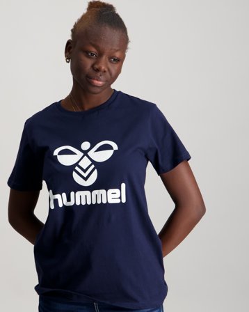 Hummel hmlTRES T-SHIRT S/S Blå T-skjorter Jente - Kids Brand Store