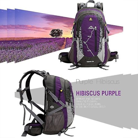 Vandafvisende 3D Suspension Åndbar Vandreturs- og Campingrygsæk