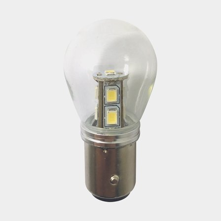 1852 LED-lanternlampa BAY15D Ø25x48mm 10-36Vdc, 2 st