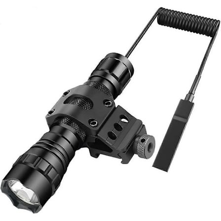 Taktisk LED-lommelykt, vannbestandig, for jakt og camping