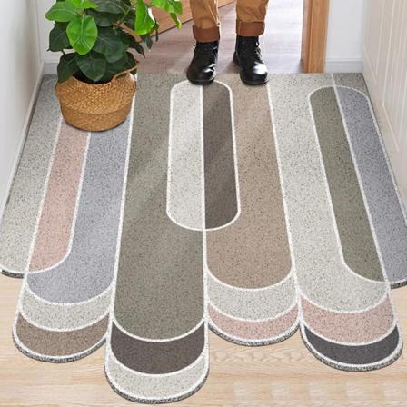Badematte Sklisikker Absorberende dusj Baderomsteppe Teppepersonlighet kan kuttes Color column 40*60cm
