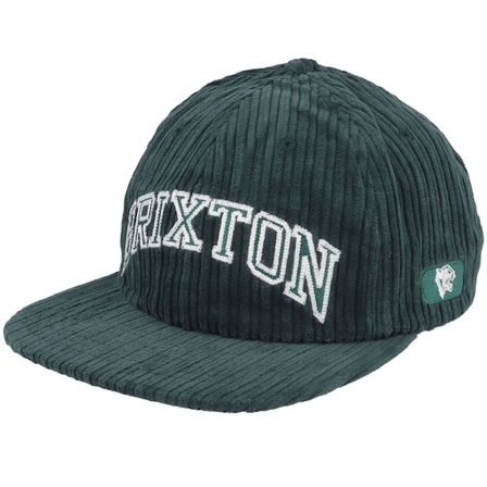 Brixton - Grün snapback Cap - Campus Medium Profile Dark Forest Strapback @ Hatstore