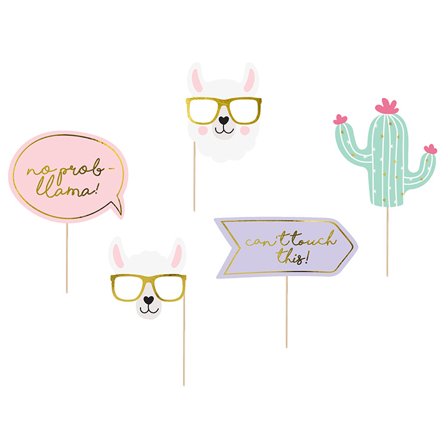 Fotorekvisita Llama 5-delar