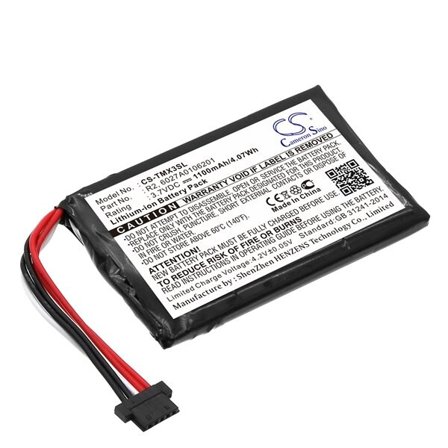 Batteri for Navigator, GPS for TomTom XXL IQ Routes, 4EP0.001.02, 1EP0.029.01 og andre.
