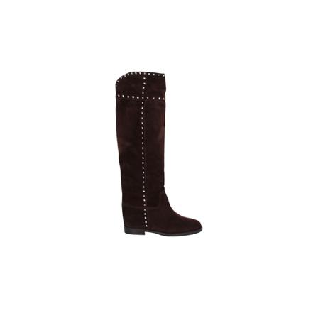 Via Roma 15 Suede Laarzen , Bruin , Dames , Maat: 37 EU Hoge & overknee laarzen