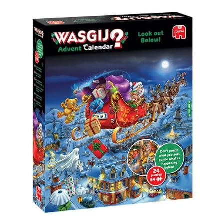 Wasgij Adventskalender Se opp under Puslespill 24 x 54 brikker Multicolor multifärg