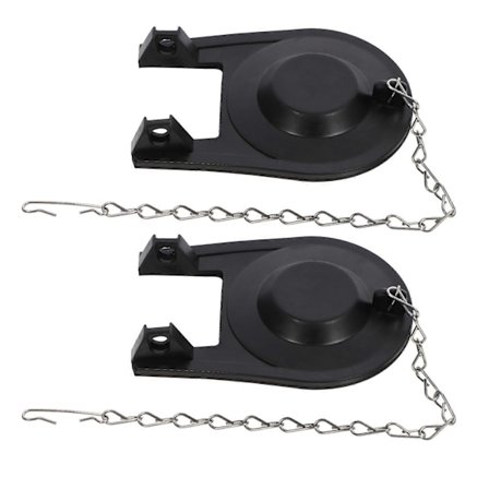 2 stk. Vandbesparende Ventiler Toilet Flapper Universal Toilet Tank Flapper til Udskiftning
