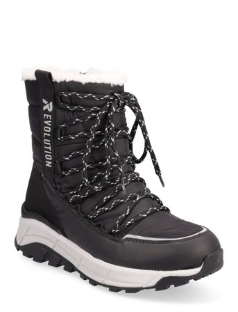 W0065-00 Shoes Wintershoes Winter Boots Svart Rieker