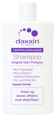Daxxin sjampo mot flass uten parfyme 250 ml