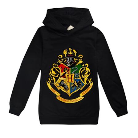 Drenge Piger Casual Hoodie Harry Potter Langærmede Toppe Gave sort black 140cm