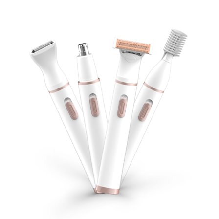 4-i-1 elektrisk rakapparat och trimmer för kvinnor