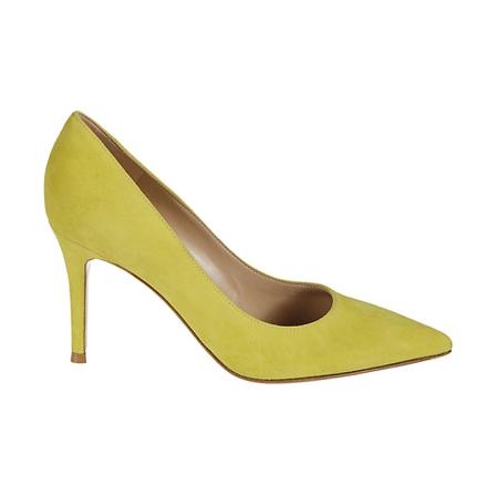 Gianvito Rossi, With Heel Żółty, Kobieta, Rozmiar: 40 EU