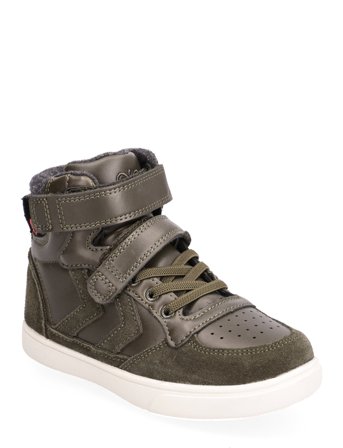 Hummel Stadil Winter High Jr - Khaki green - 28