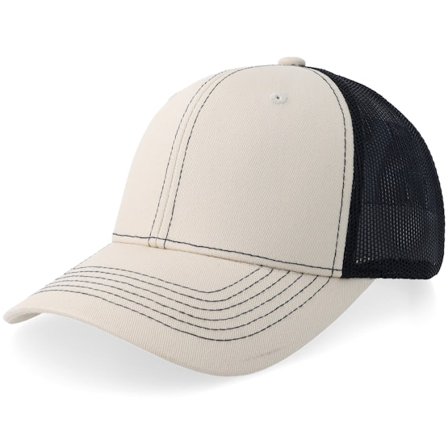 Equip - Beige trucker Keps - Stone/Black Trucker @ Hatstore