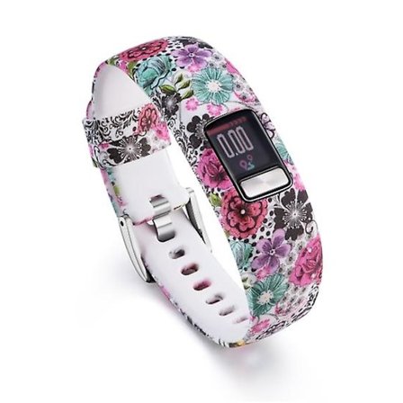 För Garmin Vivofit 4 Glansig & Färg Integrerad Silikon Armbandsrem KSN