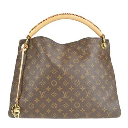 Louis Vuitton Vintage Pre-owned Canvas louis-vuitton-Tass , Bruin , Dames , Maat: ONE Size Vintage Tassen
