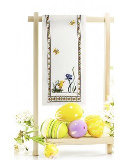 Stickpackung Tischläufer Neugieriges Küken