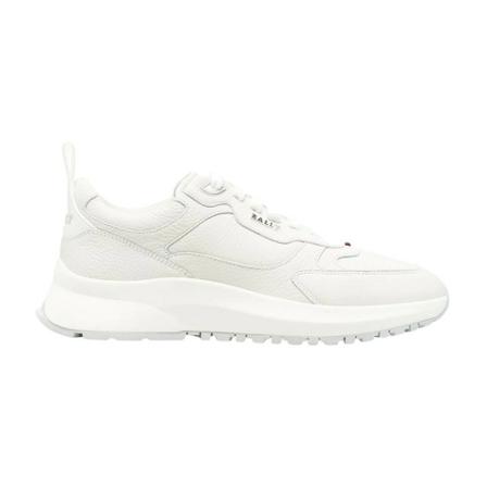 Bally, Logo-plaque low-top sneakers Wit, Heren, Maat:43 EU