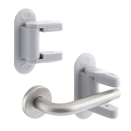 Barnspärr: Enkel montering, justerbar, för dörrar & lådor