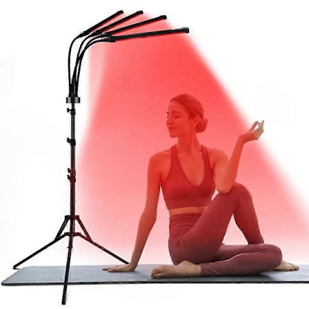 Rött ljusterapi för kroppen med stativ, 180 lysdioder uppgraderat 3-i-1-chip