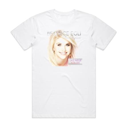 Beatrice Egli Pure Lebensfreude Album Cover T-Shirt Vit L