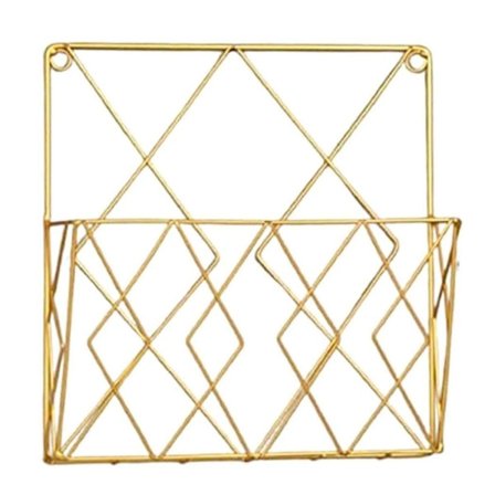 Väggmonterad Bokhylla Dörrhängande Organiserare Väggtidningsbokhyllor Hängande Väggfiler Tråd Väggbokhylla-b[D]