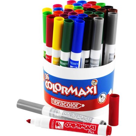 Fiberpenna Colormaxi 3x12 färger - Lyreco - Skola och förskola - Pennor och tillbehör - Fiberpennor - Standard