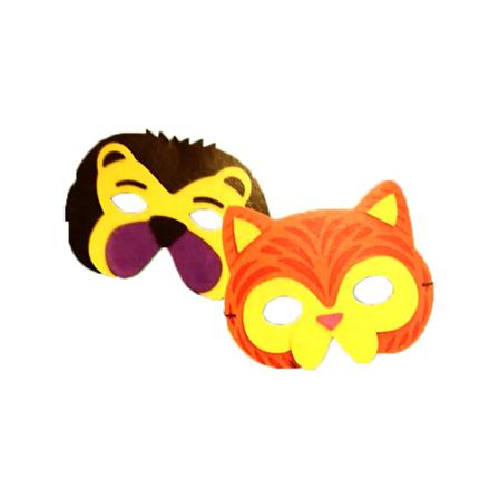 2 St/förp Mask Tiger Och Lejon Gör Det Själv