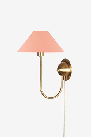 Globen Lighting - Seinävalaisin Iris - Roosa - Seinävalaisimet - - Homeroom