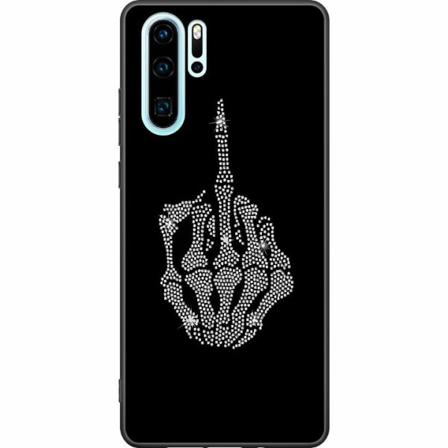 Huawei P30 Pro Svart Skal Fuck You Bling
