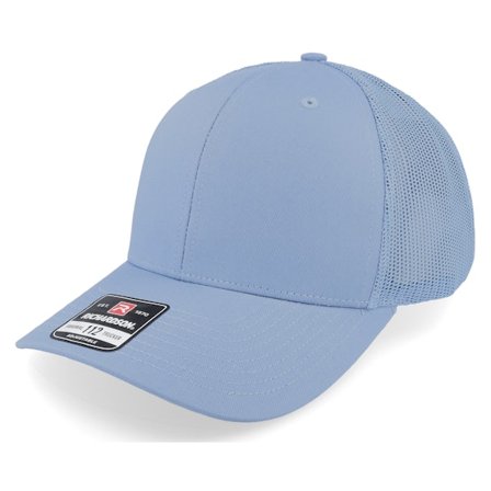 Richardson - Blå trucker Caps - 112 Solid Columbia Blue Trucker @ Hatstore