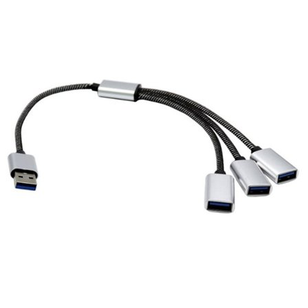 USB-hubb till 3/2 USB 2.0-portars HUB Multipla OTG 3/2-portars USB-strömladdningshubb Kabelanslutningsadapter