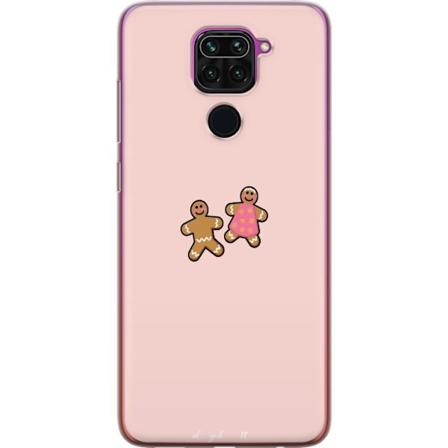 Xiaomi Redmi Note 9 Genomskinligt Skal Papparkakor