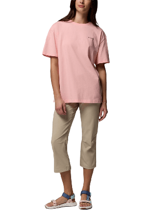Columbia Graphic T's Rolling Bend Oversized Tee T-shirts Dam Rosa XS