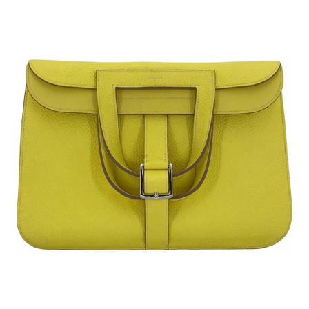 Hermès, Tote Bags Geel, Dames, Maat:ONE Size