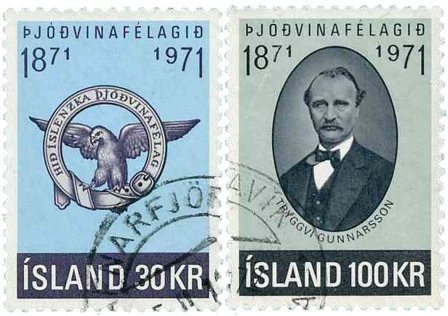 Island - AFA 456-457 - Stemplet