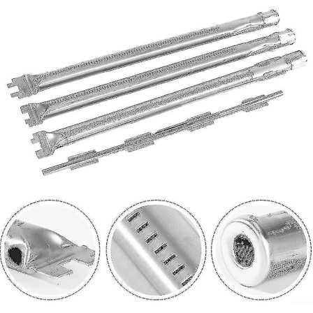 Weber Spirit 300 -sarjan kaasugrillien polttimien vaihtosetti - 46 cm ruostumattomasta teräksestä valmistettu poltin 69787