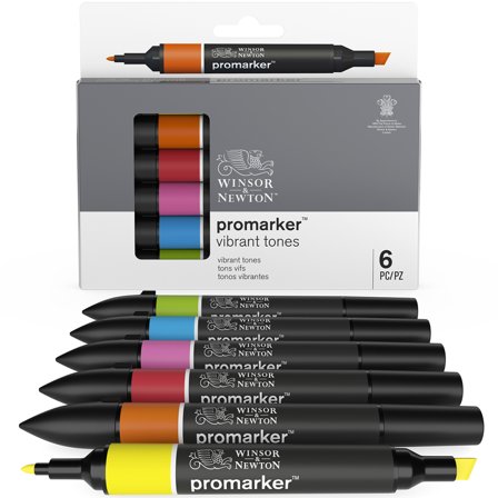 ProMarker 6-set Vibrant tones