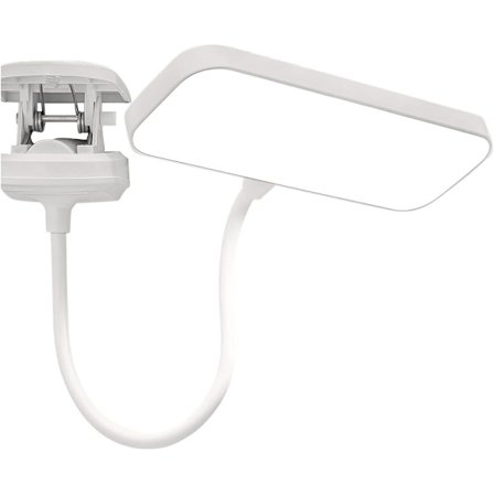 Dimbar LED-bordslampa med svanhals, touchkontroll, justerbar höjd och färgtemperatur, uppladdningsbar, dimmer, plastfinish, USB/batteri